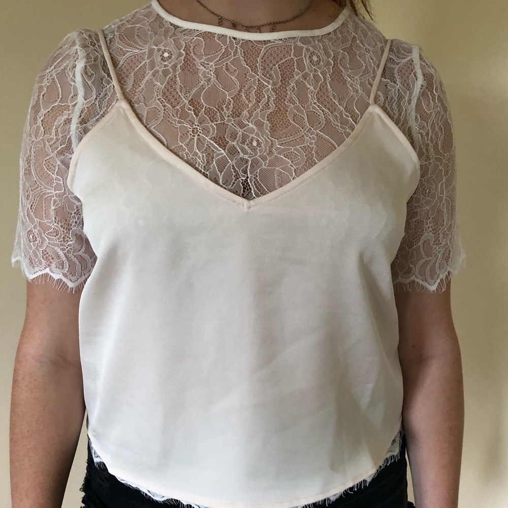Two piece top! Silky tank with detached ss top